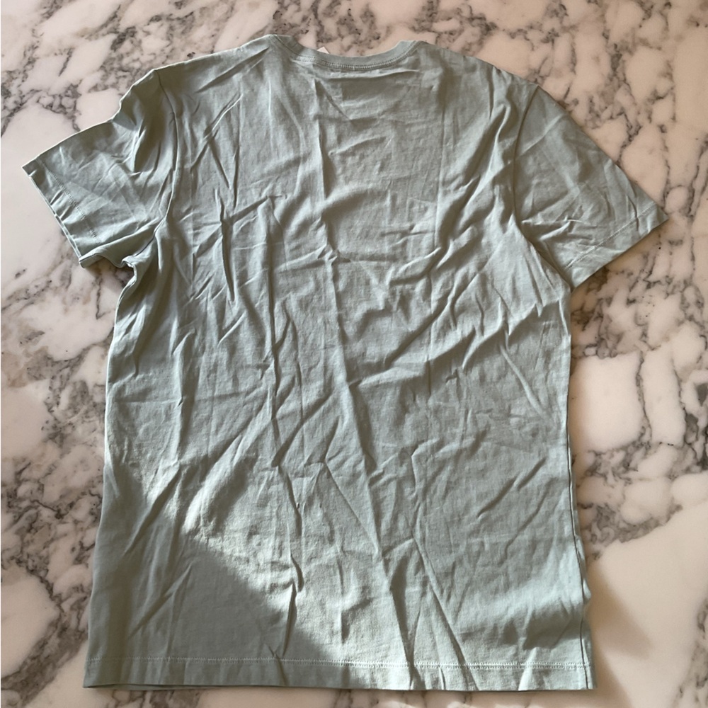 NWT J. Crew Men's Topiary Green Washed Jersey Tee - Picture 2 of 6